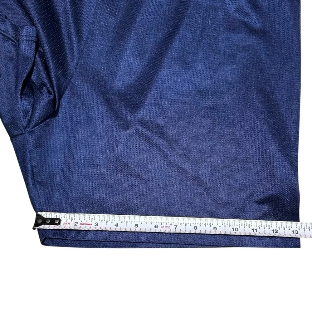 Vintage 90s‎ Adidas USA Made 100% Polyester Navy Mesh Shorts Men's XL